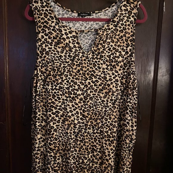 NWOT Leopard Print Tank - Picture 1 of 3